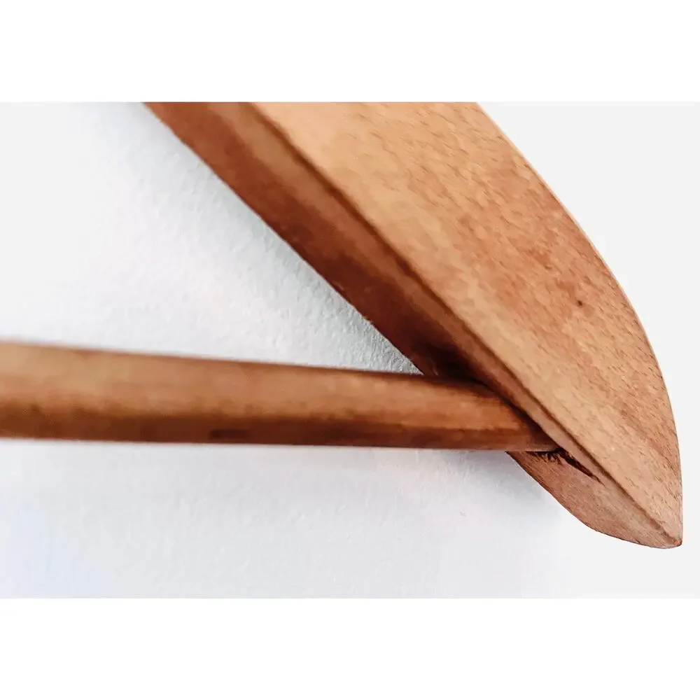 Vintage Jacob Reed's Sons Chestnut St. Philadelphia Wooden Clothes Hanger